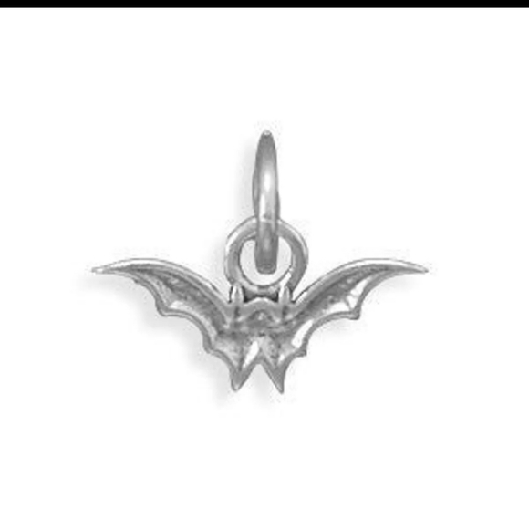 Oxidized Bat Charm - Picture 2 of 3